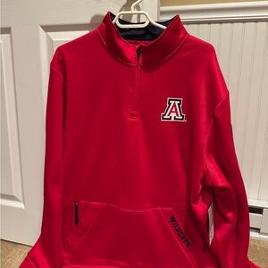 Colosseum Red and Navy Pullover (Arizona)